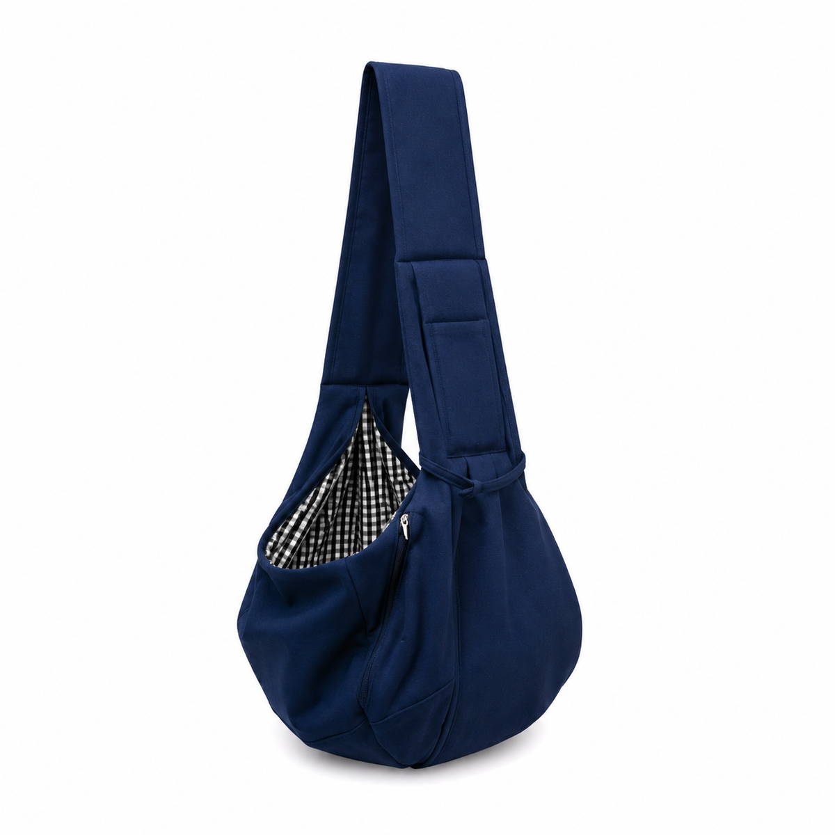 Bolso transportín bandolera Cerquita azul para perro y gato pequeño